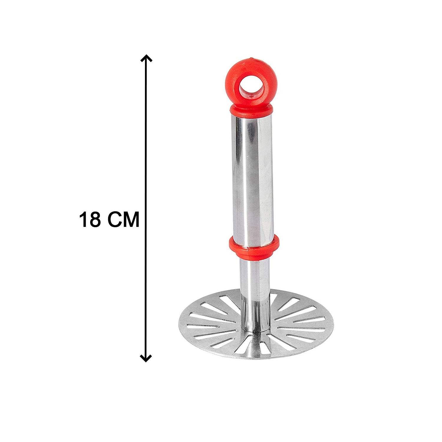 8123 Ganesh Potato/Pav Bhaji Masher with Plastic Handle, Silver & Plastic - Oval Pav Masher, Potato 1-Piece, Smasher Handle, Multicolor DeoDap 8123 Ganesh Potato/Pav Bhaji Masher with Plastic Handle, Silver & Plastic - Oval Pav Masher, Potato 1-Piece, Smasher Handle, Multicolor DeoDap